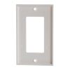 White Decora Wall Plate