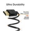 Cmple Ultra Slim High Speed HDMI Cable HDMI 2.0 HDTV Cable Supports Ethernet 3D 4K and Audio Return