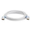 Cmple White HDMI Cable - 4K HDMI 2.0 Cable Ultra High Speed HDTV Cord with 3D HDR & Ethernet channel HDMI to HDMI Male